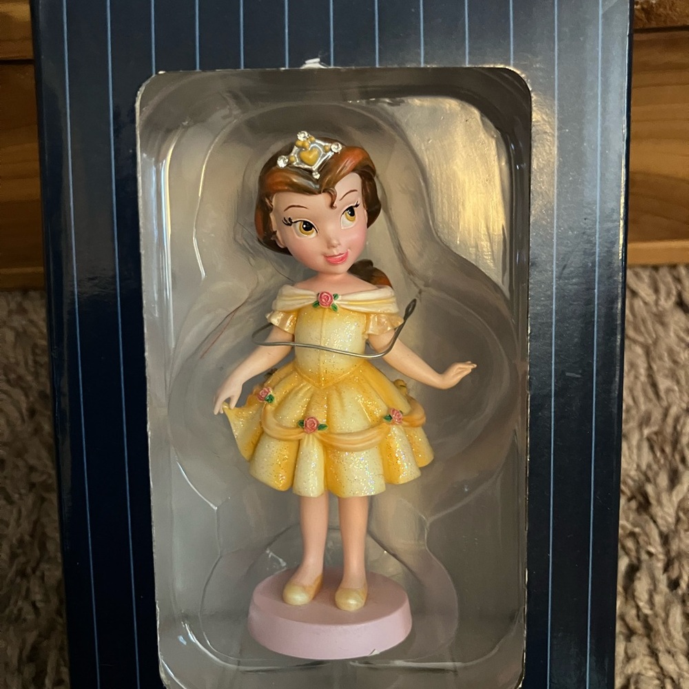 Disney Showcase Belle in Glittery Yellow Dress